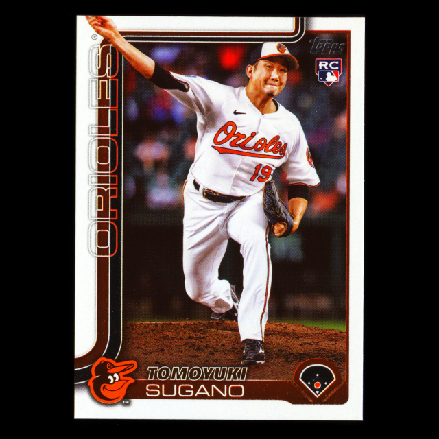 Tomoyuki Sugano RC 2025 Topps Rookie Orioles