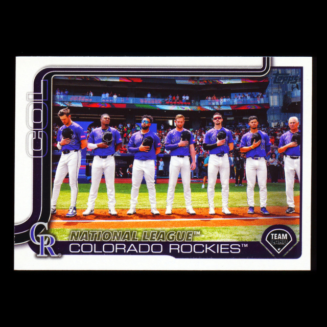 Colorado Rockies 2025 Topps Team Card Rockies