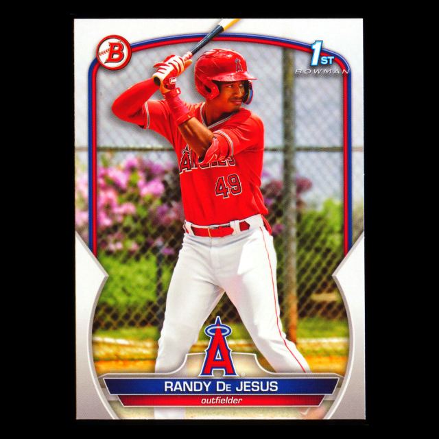Randy De Jesus 2023 Bowman Prospects Angels