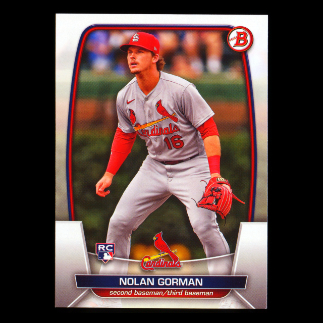 Nolan Gorman RC 2023 Bowman Rookie Cardinals