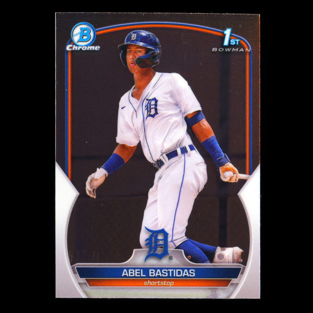 Abel Bastidas 2023 Bowman Chrome Prospects Tigers