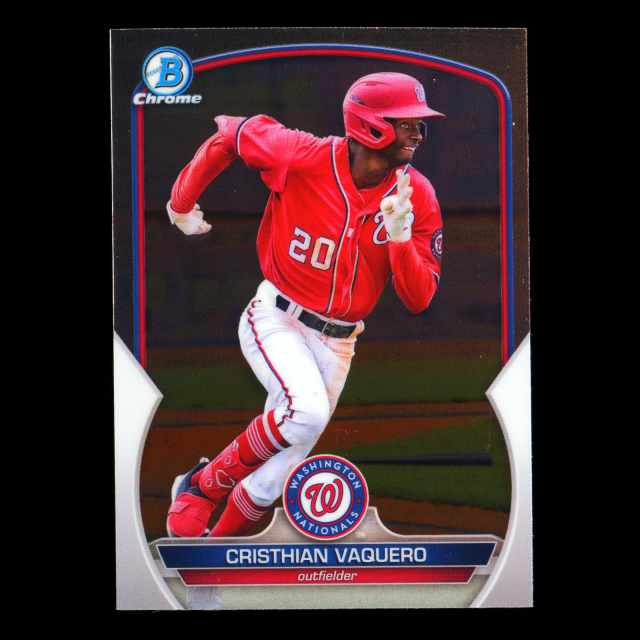 Cristhian Vaquero 2023 Bowman Chrome Prospects Nationals