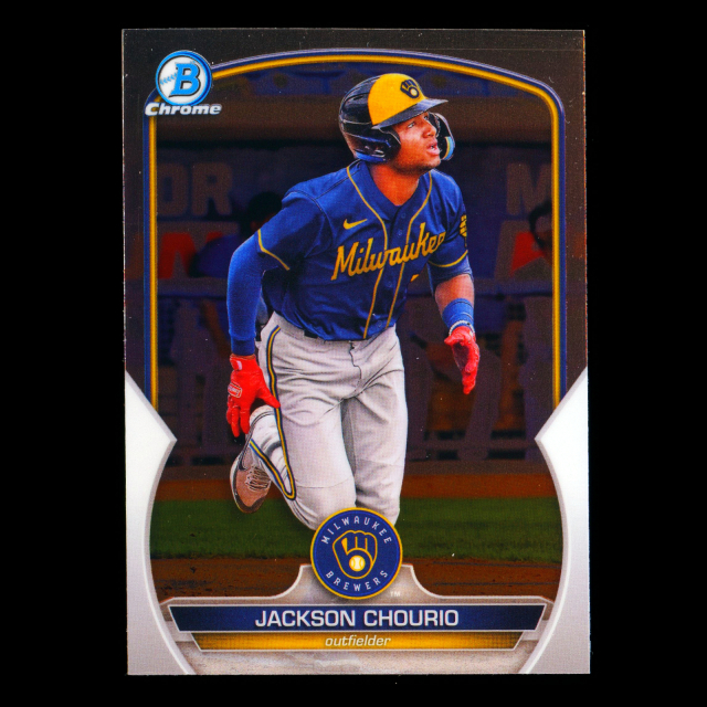 Jackson Chourio 2023 Bowman Chrome Prospects Brewers