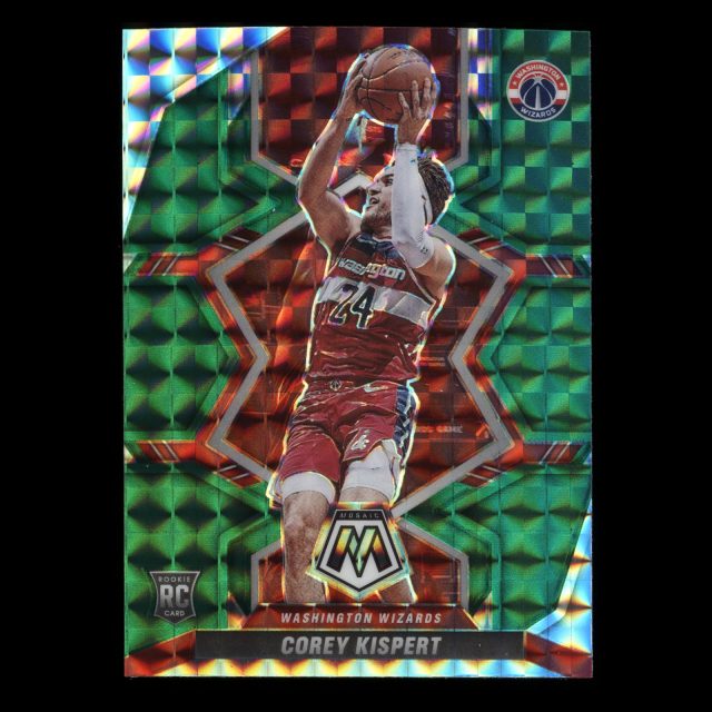 Corey Kispert RC 2021-22 Panini Mosaic Mosaic Green Rookie Grizzlies