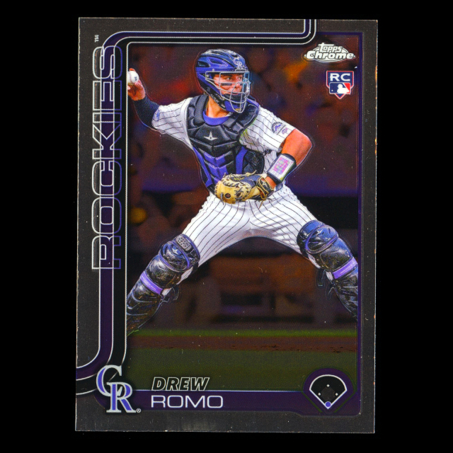 Drew Romo RC 2025 Topps Chrome Rookie Rockies