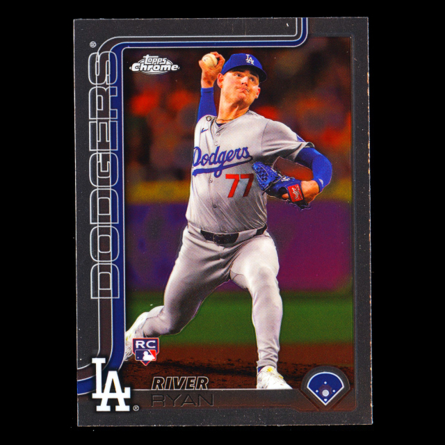 River Ryan RC 2025 Topps Chrome Rookie Dodgers