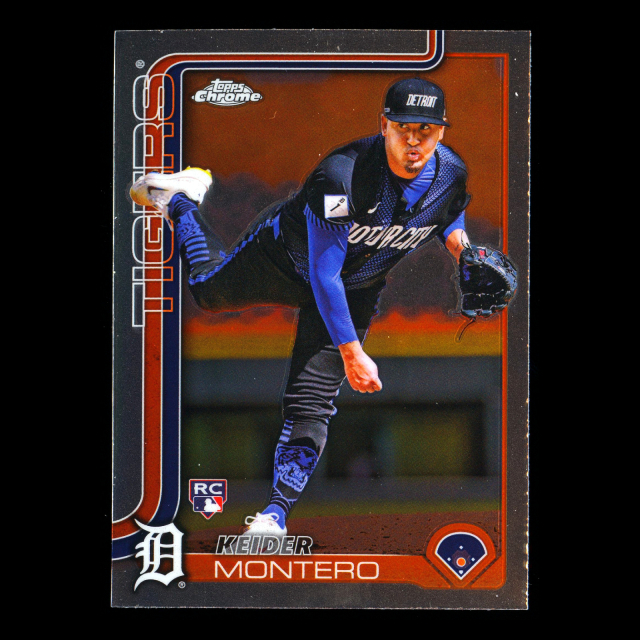 Keider Montero RC 2025 Topps Chrome Rookie Tigers