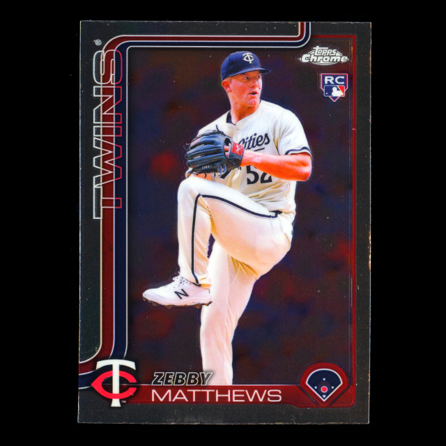 Zebby Matthews RC 2025 Topps Chrome Rookie Twins