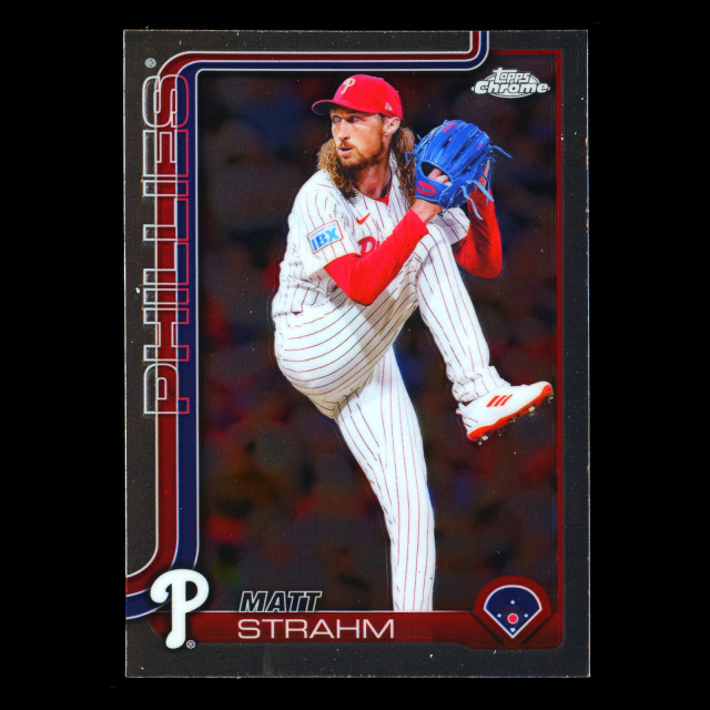 Matt Strahm 2025 Topps Chrome Phillies
