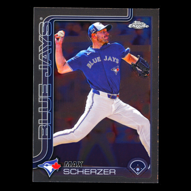 Max Scherzer 2025 Topps Chrome Blue Jays