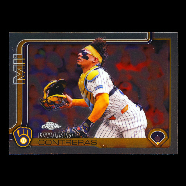 William Contreras 2025 Topps Chrome Brewers