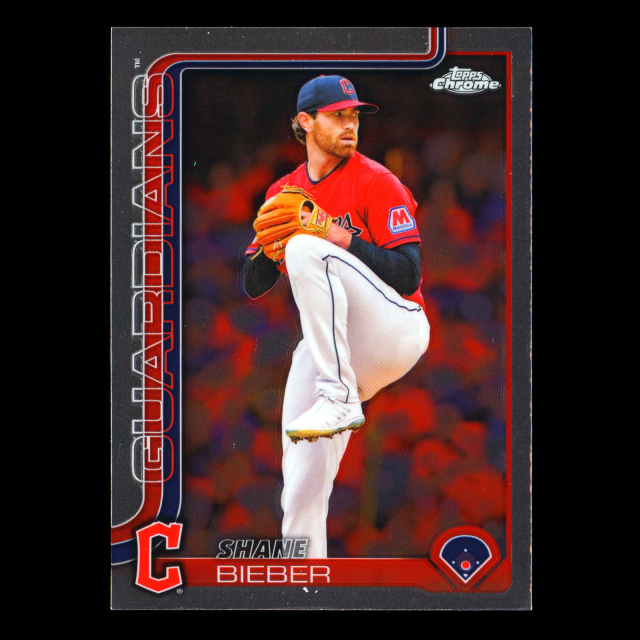 Shane Bieber 2025 Topps Chrome Guardians