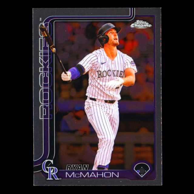Ryan McMahon 2025 Topps Chrome Rockies