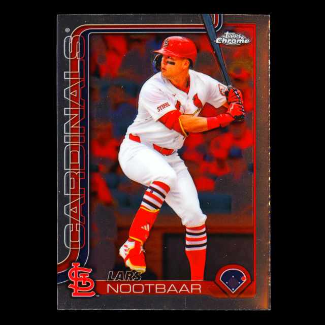 Lars Nootbaar 2025 Topps Chrome Cardinals