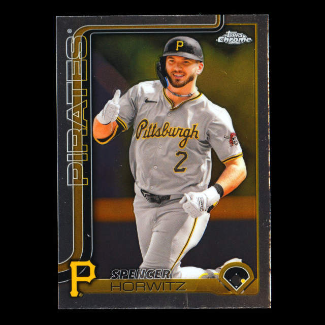 Spencer Horwitz 2025 Topps Chrome Pirates
