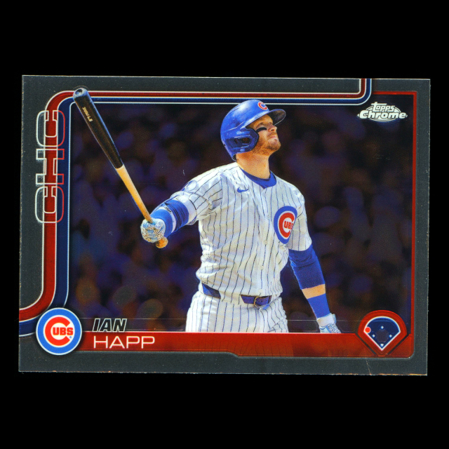 Ian Happ 2025 Topps Chrome Cubs