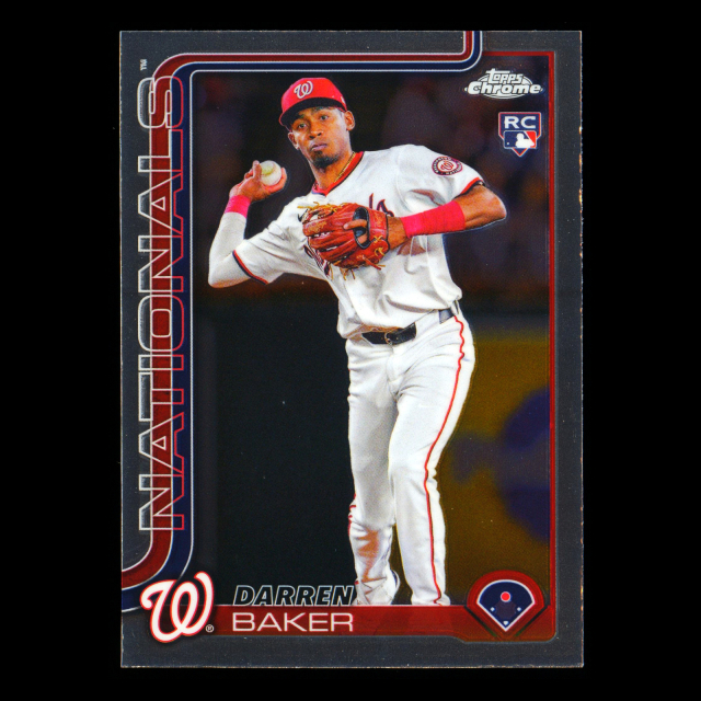 Darren Baker RC 2025 Topps Chrome Rookie Nationals