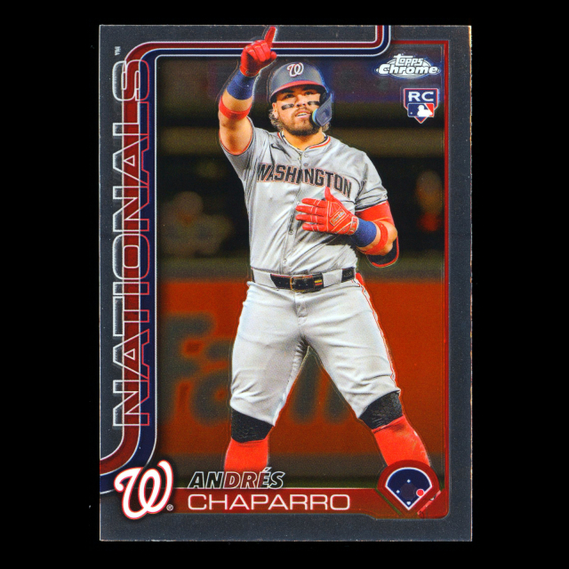 Andrs Chaparro RC 2025 Topps Chrome Rookie Nationals