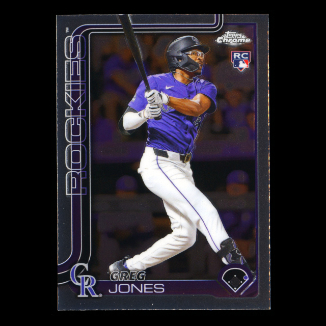 Greg Jones RC 2025 Topps Chrome Rookie Rockies