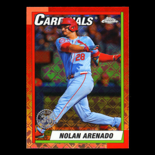 Nolan Arenado 2025 Topps Chrome Logofractor '90 Topps Cardinals