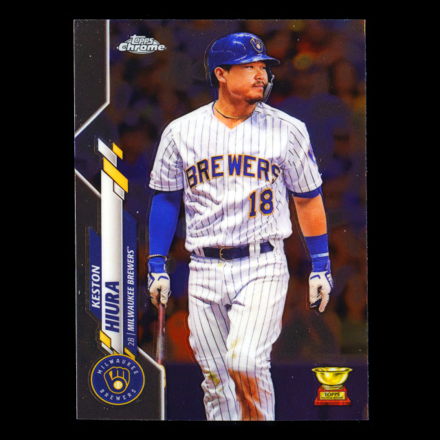 Keston Hiura 2020 Topps Chrome All-Star Rookie Brewers