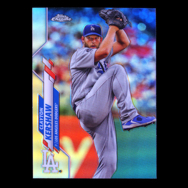 Clayton Kershaw 2020 Topps Chrome Refractors Dodgers