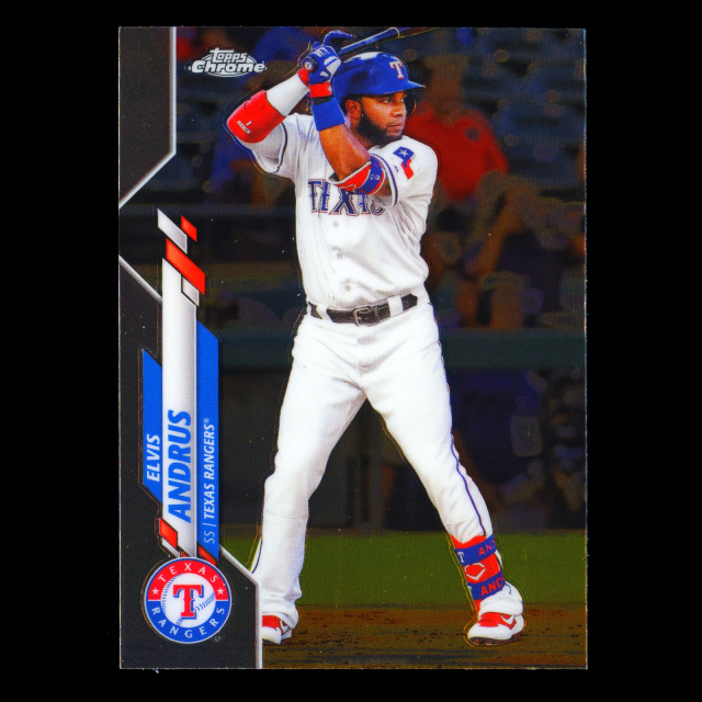 Elvis Andrus 2020 Topps Chrome Rangers