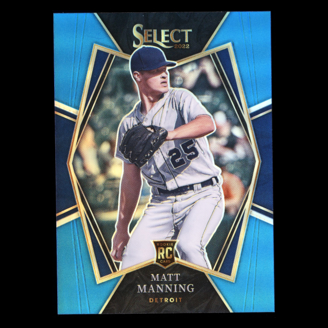Matt Manning RC 2022 Select Light Blue PRM Rookie Tigers 059/149