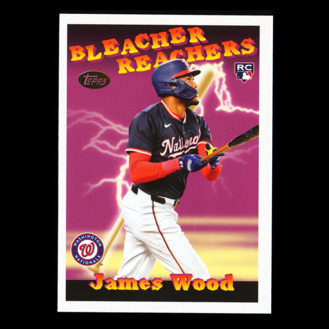 James Wood RC 2025 Topps Update Bleacher Reachers Rookie Nationals