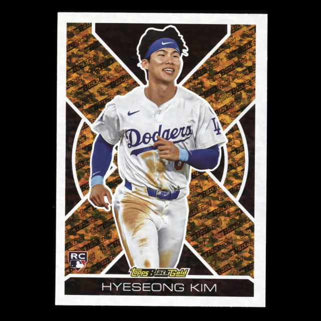 Hyeseong Kim RC 2025 Topps Update Black Gold Rookie Dodgers