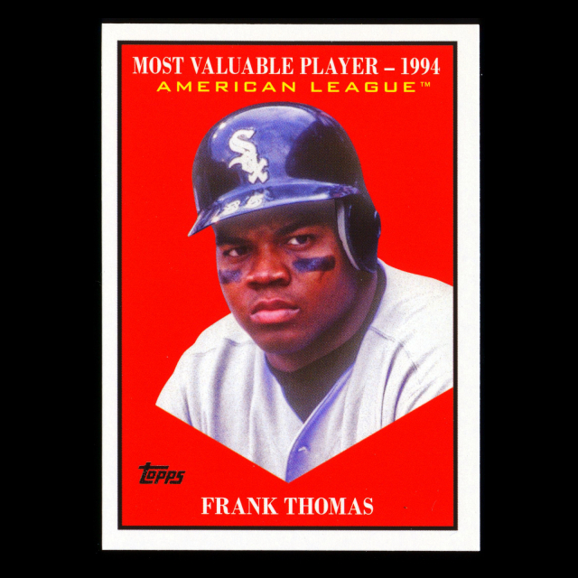 Frank Thomas 2025 Topps Update Most Valuable White Sox