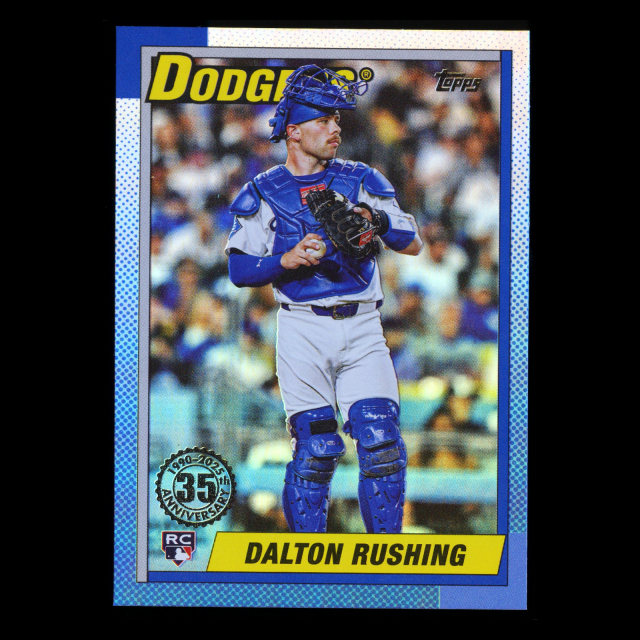 Dalton Rushing RC 2025 Topps Update '90 Topps Rookie Dodgers