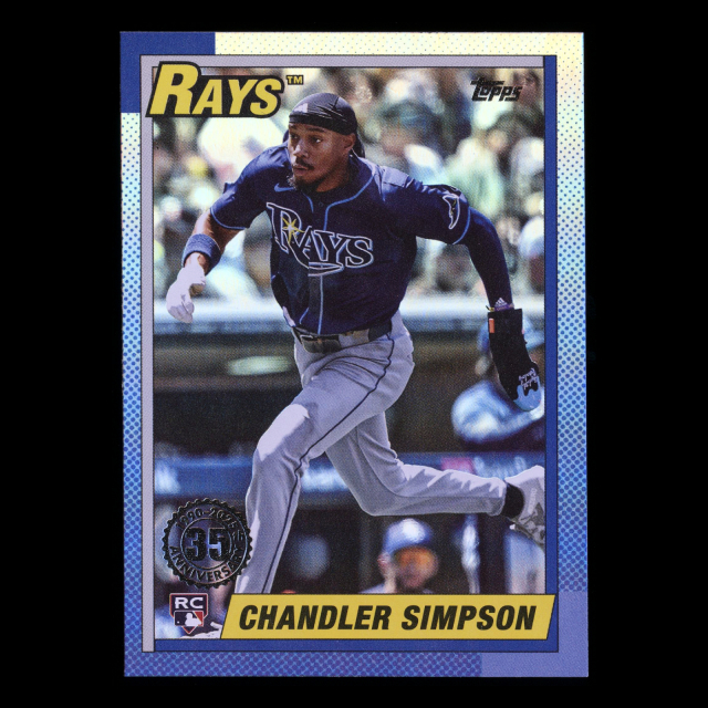 Chandler Simpson RC 2025 Topps Update '90 Topps Rookie Rays