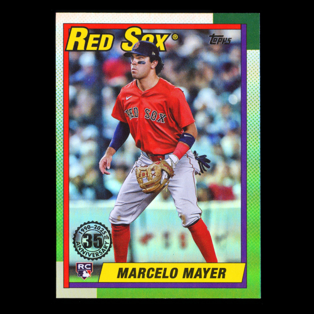 Marcelo Mayer RC 2025 Topps Update '90 Topps Rookie Red Sox