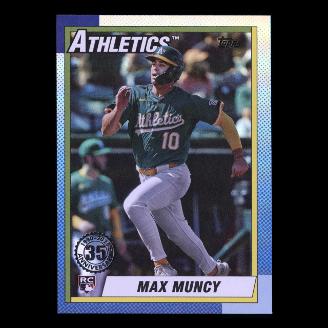Max Muncy RC 2025 Topps Update '90 Topps Rookie Athletics