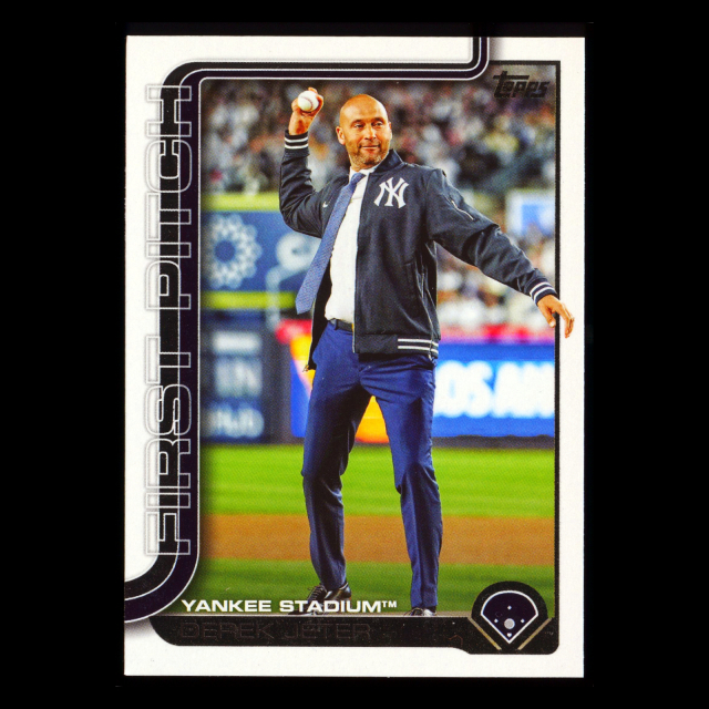 Derek Jeter 2025 Topps Update First Pitch Yankees