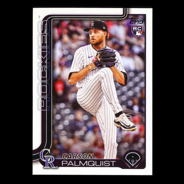 Carson Palmquist RC 2025 Topps Update Rookie Rockies