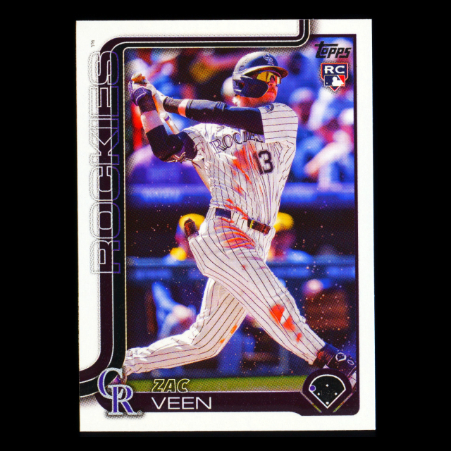 Zac Veen RC 2025 Topps Update Rookie Rockies