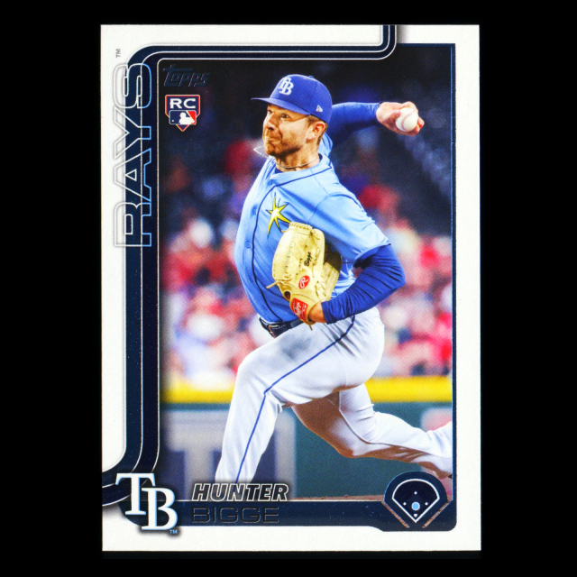 Hunter Bigge RC 2025 Topps Update Rookie Rays