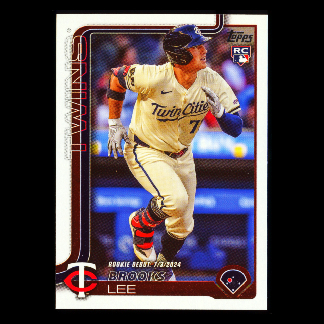 Brooks Lee 2025 Topps Update Rookie Debut Twins