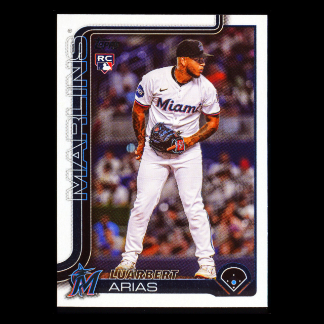 Luarbert Arias RC 2025 Topps Update Rookie Marlins