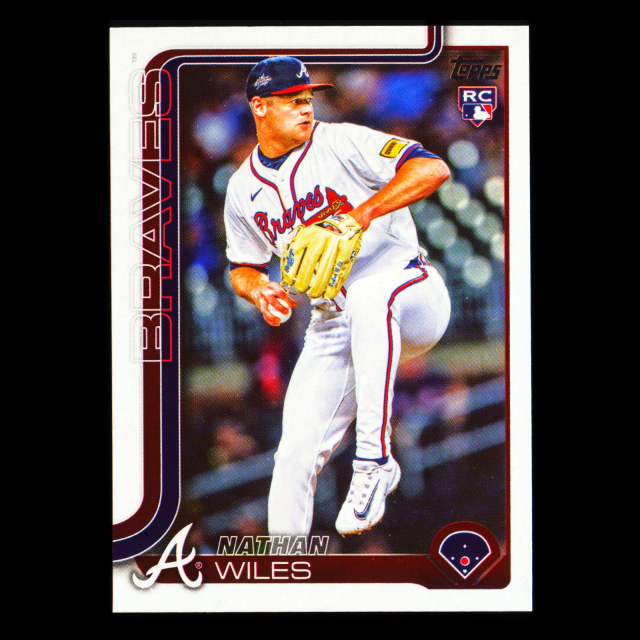 Nathan Wiles RC 2025 Topps Update Rookie Braves