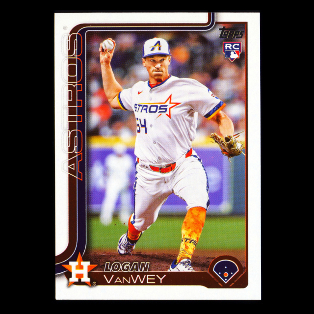 Logan VanWey RC 2025 Topps Update Rookie Astros
