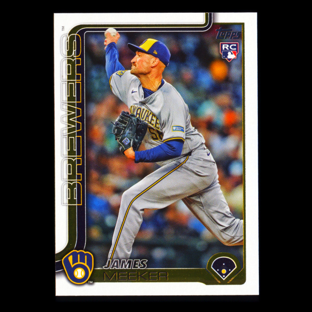 James Meeker RC 2025 Topps Update Rookie Brewers
