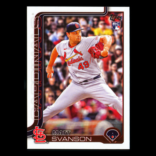 Matt Svanson RC 2025 Topps Update Rookie Cardinals