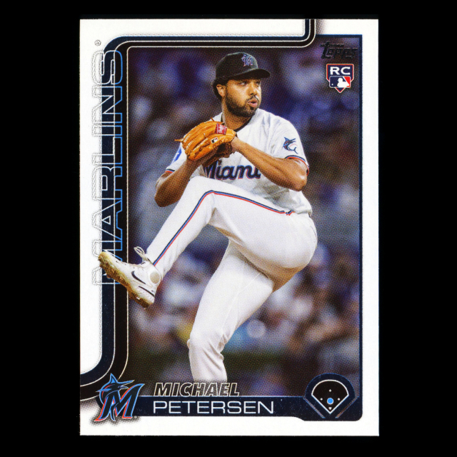Michael Petersen RC 2025 Topps Update Rookie Marlins