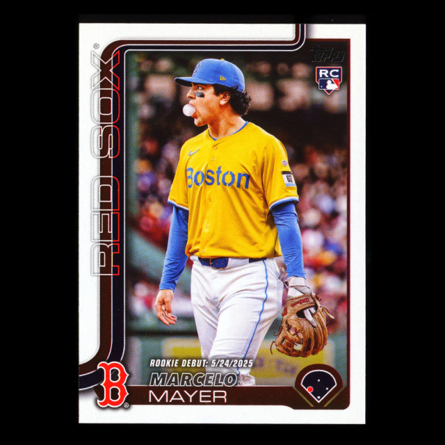 Marcelo Mayer 2025 Topps Update Rookie Debut Red Sox
