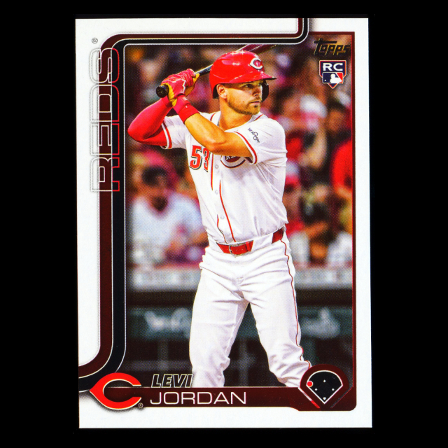 Levi Jordan RC 2025 Topps Update Rookie Reds