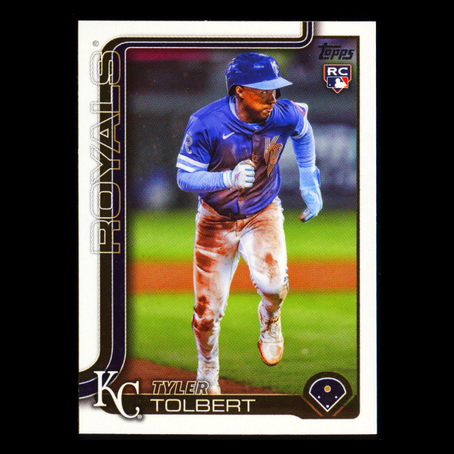 Tyler Tolbert RC 2025 Topps Update Rookie Royals