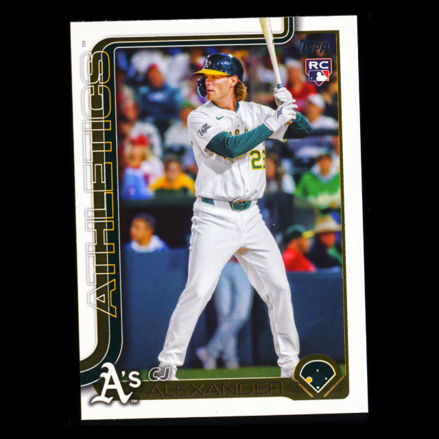 CJ Alexander RC 2025 Topps Update Rookie Athletics